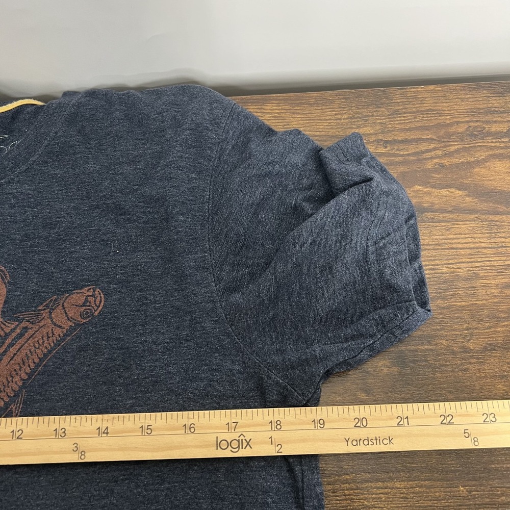 Howler Brothers Fish Shaka T Shirt Mens S Western Beach Austin Fish SS EUC - Picture 6 of 8